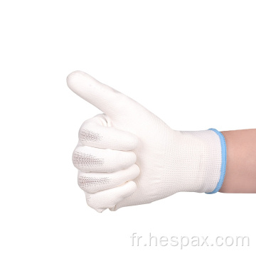 Gants ESD électroniques antistatiques HESPAX PU Palm revêtu